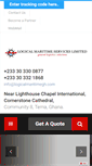 Mobile Screenshot of logicalmaritimegh.com